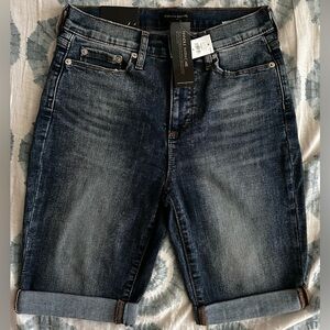 Banana Republic Women's Dark Blue Jean Shorts
